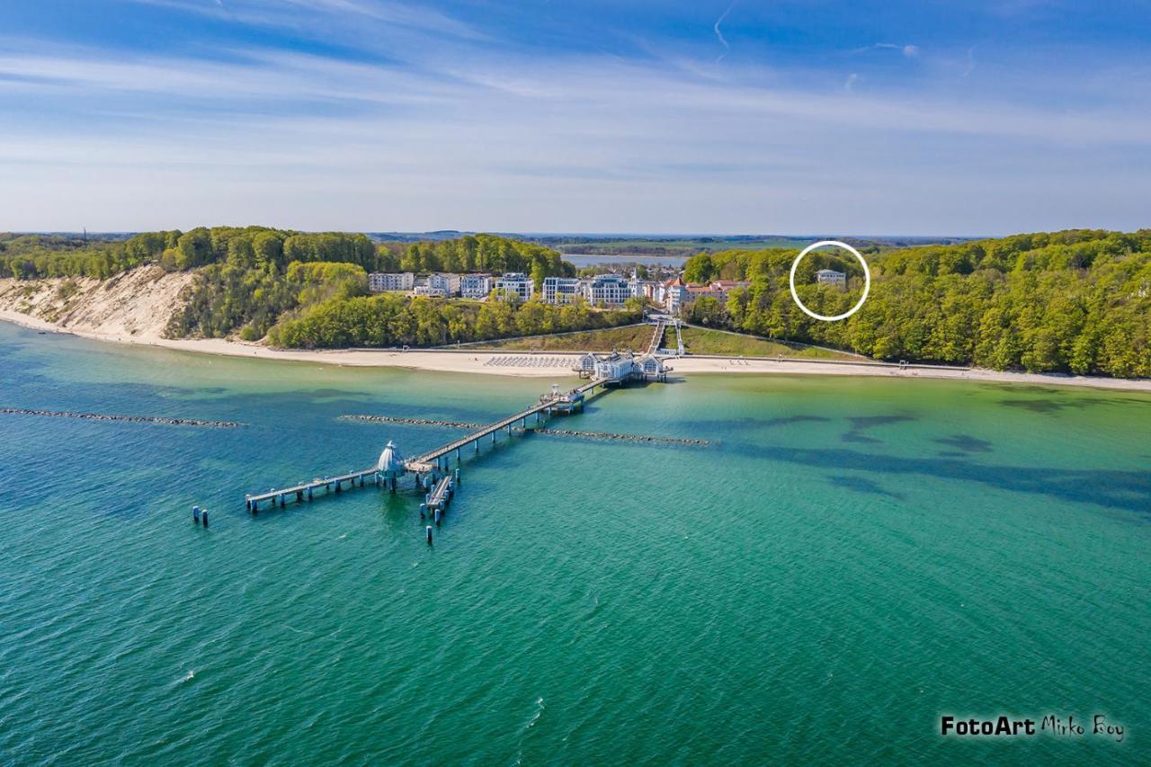 Residenz Seeblick Fewo 25 Mit Balkon Und Meerblick Sellin  Eksteriør bilde